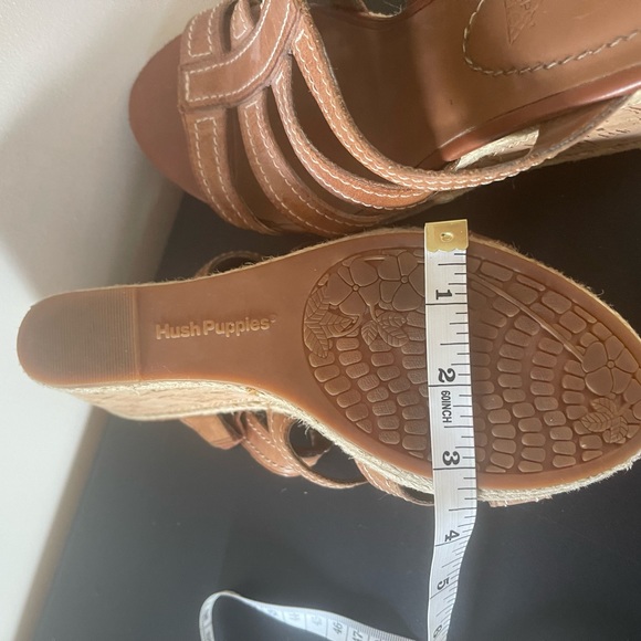 Hush puppies brown strappy wedges - Picture 2 of 10